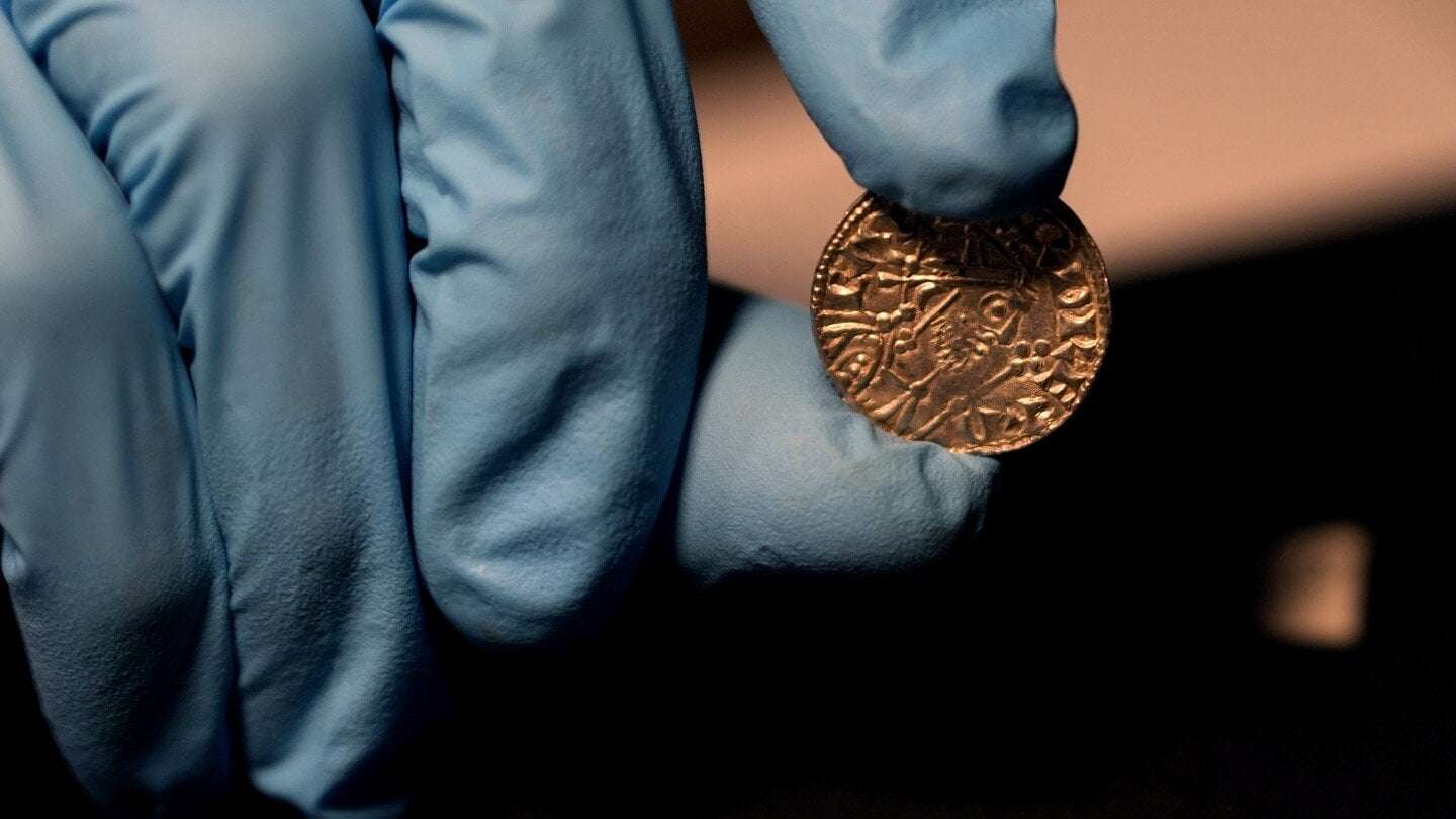 image for Hoard of 1,000-year-old coins unearthed in a farmer’s field sells for $5.6 million