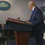 image for Donald Trump tells people to inject bleach to cure COVID - April 24, 2020.