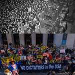 image for Protests against fascism outside Madison Square Garden