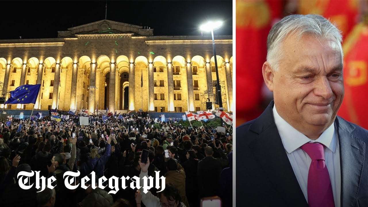 image for Viktor Orban praises ‘free’ election in Georgia despite protests over ‘Kremlin rigged’ vote