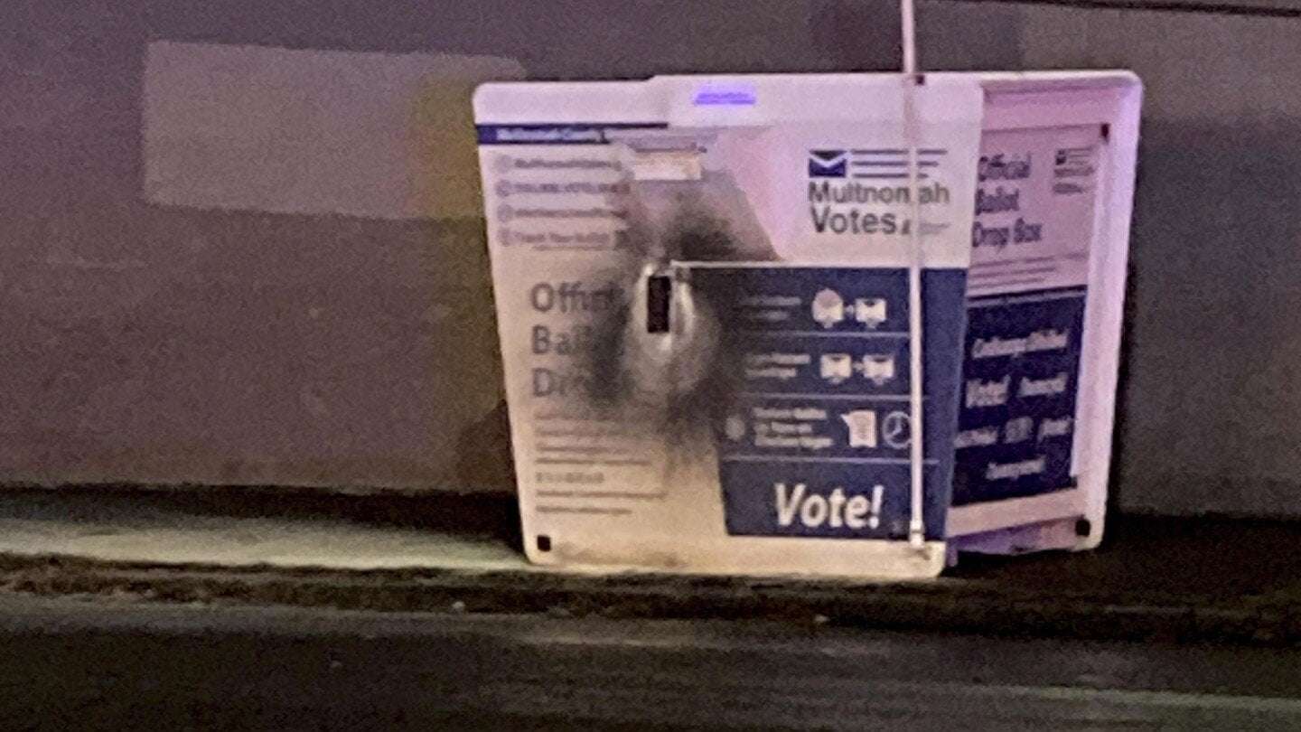 image for Fires set in drop boxes destroy hundreds of ballots in Washington and damage 3 in Oregon