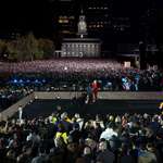 image for Hillary Clinton’s pre-election night rally in Philadelphia, 2016