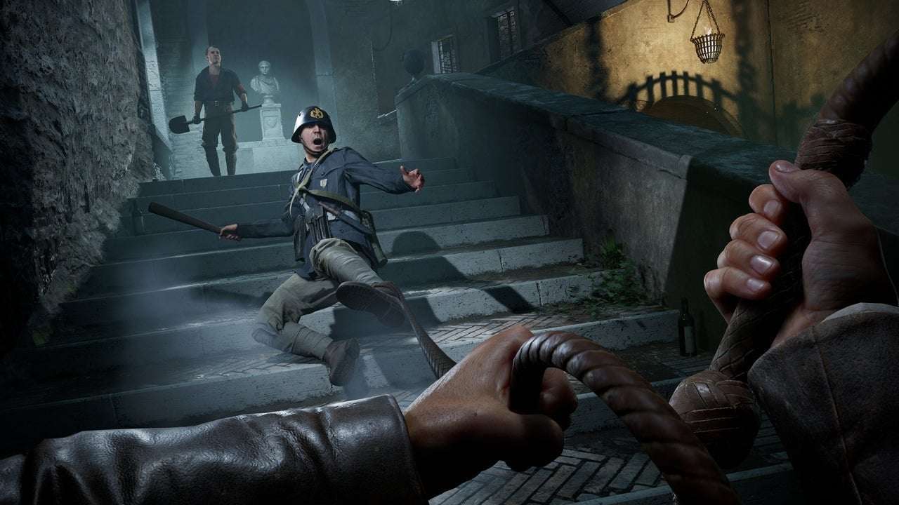 image for Indiana Jones and the Great Circle Won't Let Indy Shoot Dogs: 'He's a Dog Person'