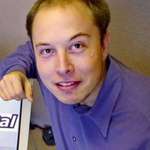image for Elon Musk seen here in California in 2000 as an illegal immigrant.