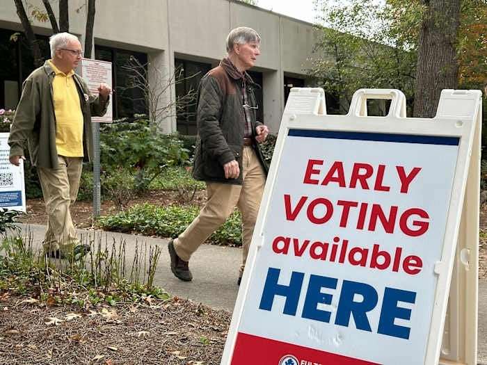 image for Georgia shatters turnout records ahead of final day of early voting