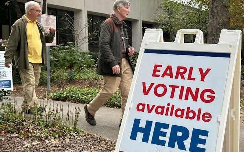image for Georgia shatters turnout records ahead of final day of early voting