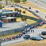 image for Early voting line in Oklahoma
