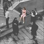image for This iconic photo is now part of Iranian history, a powerful statement against repression, great job