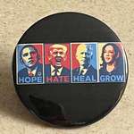 image for This pin. “Hope, Hate, Heal, Grow.”