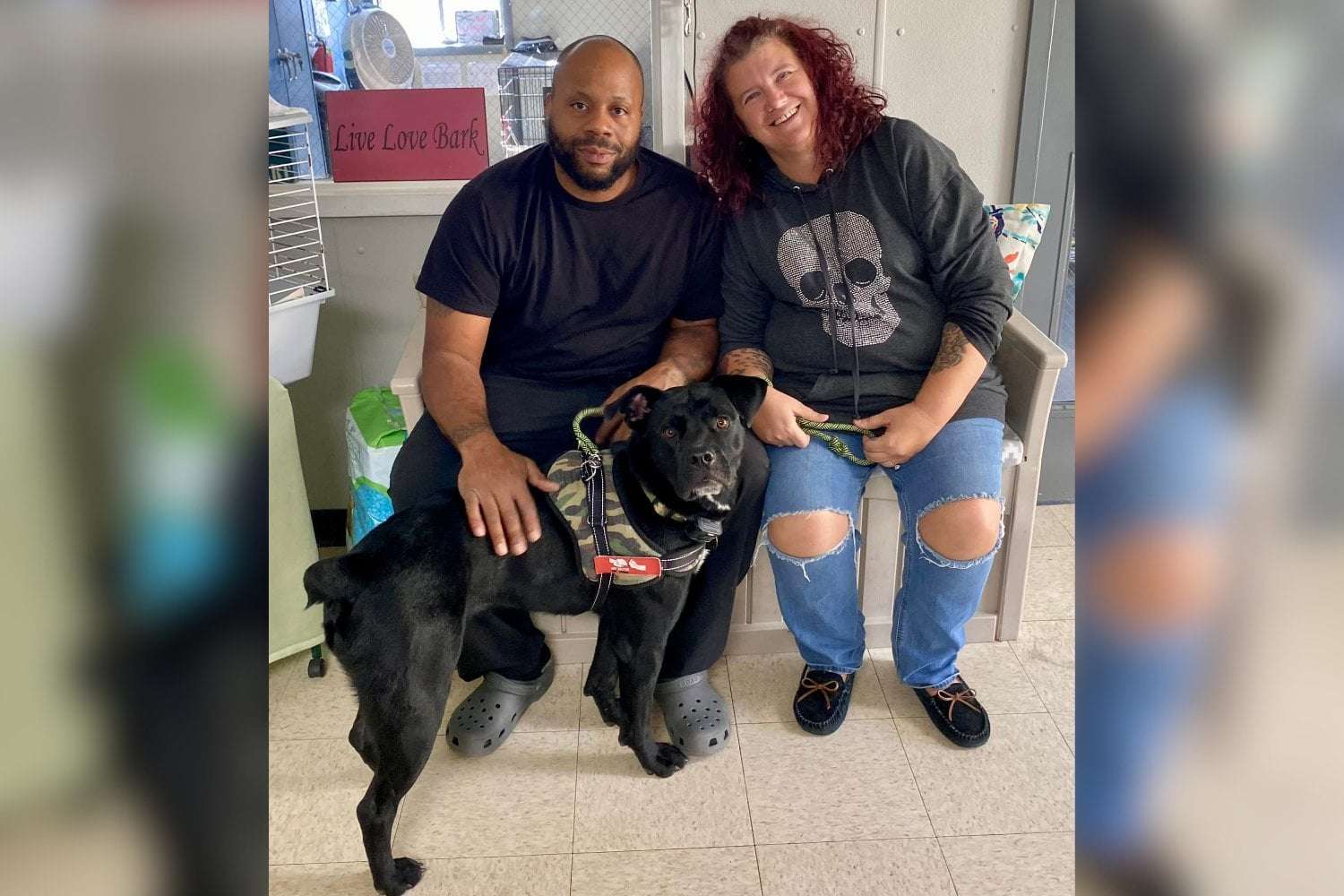 image for Couple Take Chance on 'Mouthy' Dog Overlooked in Shelter—Have Zero Regrets