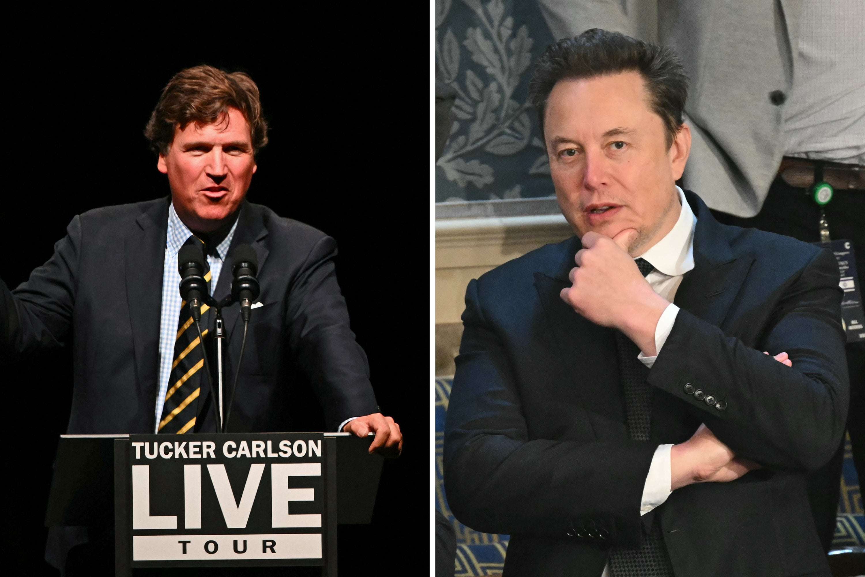 image for Tucker Carlson Warns Elon Musk 'Will Be Destroyed' if Kamala Harris Wins