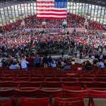 image for Empty seats at Trump’s rally today in North Carolina