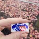 image for Bearded, Tatted, White male & first time voter. Voted to protect my niece & all american women
