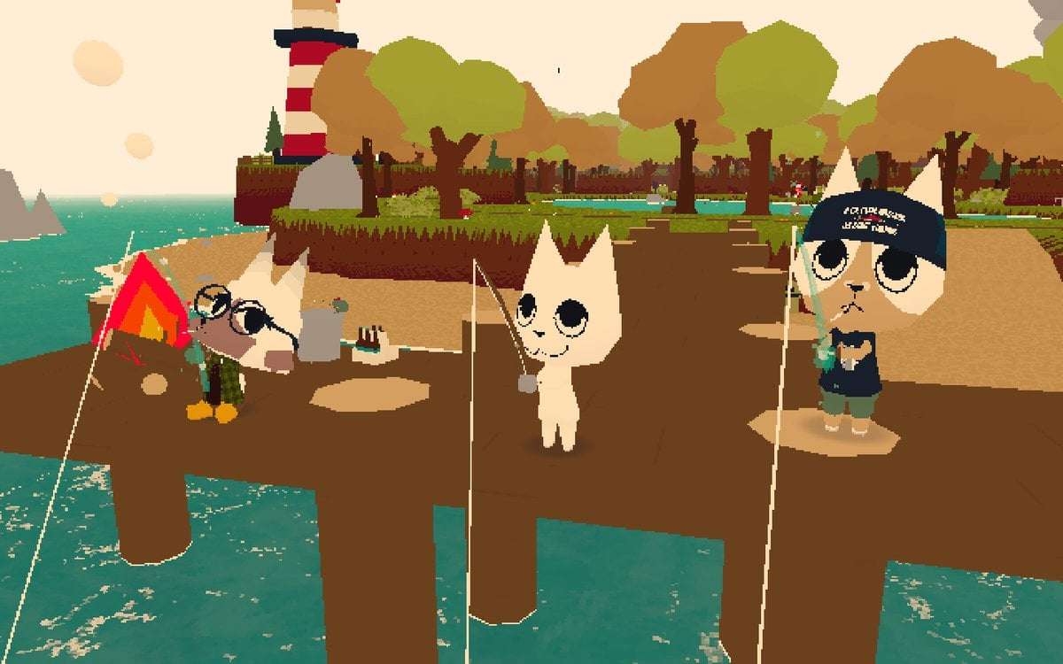 image for To appease a Steam user's demands for straight representation, Webfishing added a 'Straight' title that costs 9,999 fish bucks