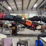 image for Mid-fabrication progress of my sculpture I’m building for Denver International Airport