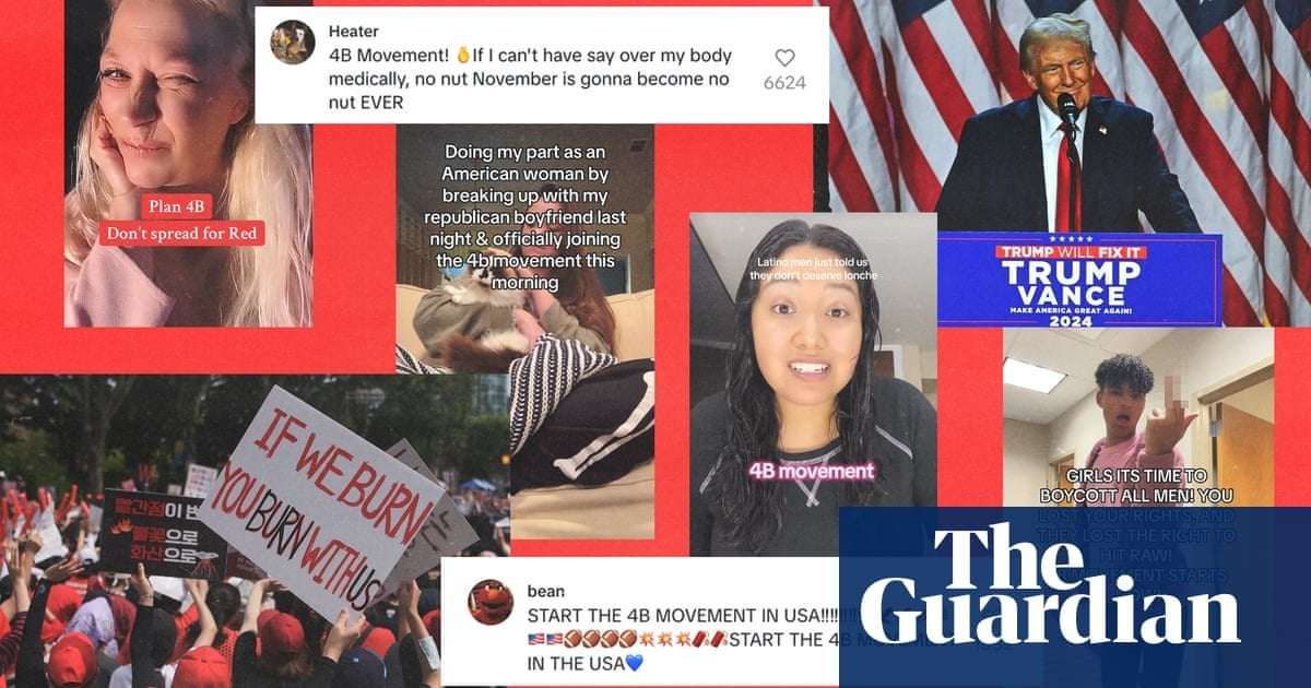 image for ‘No man will touch me until I have my rights back’: why is the 4B movement going viral after Trump’s win?