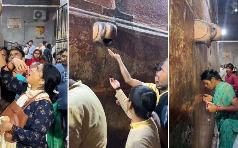 image for Devotees in India queue for ‘holy water’ that turned out to be AC condensation