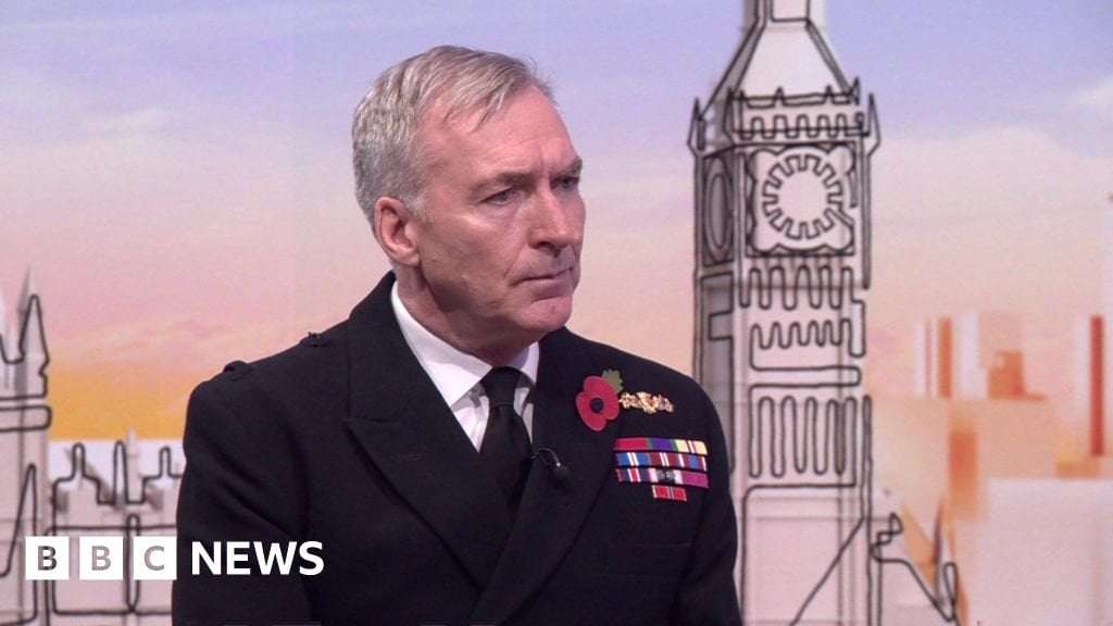 image for UK chief of defence staff calls on government to spend more on military
