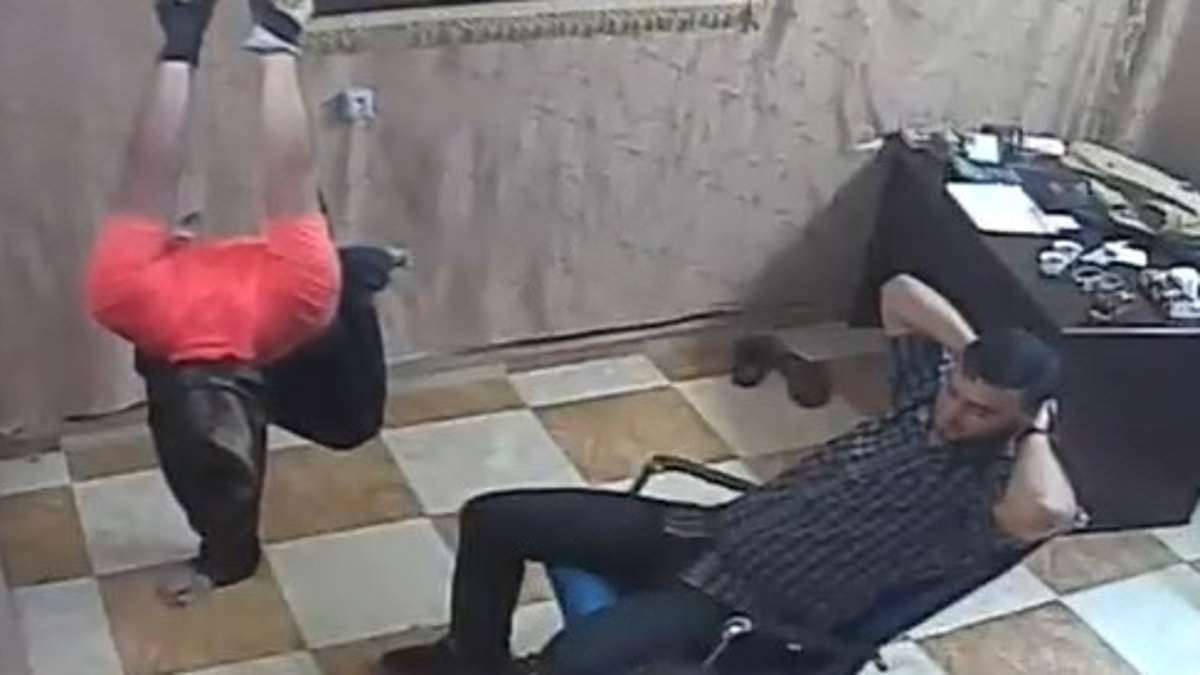 image for Shackled and whipped with canes: Israel uncovers 'thousands of hours' of sickening footage showing Hamas interrogators torturing innocent Palestinians