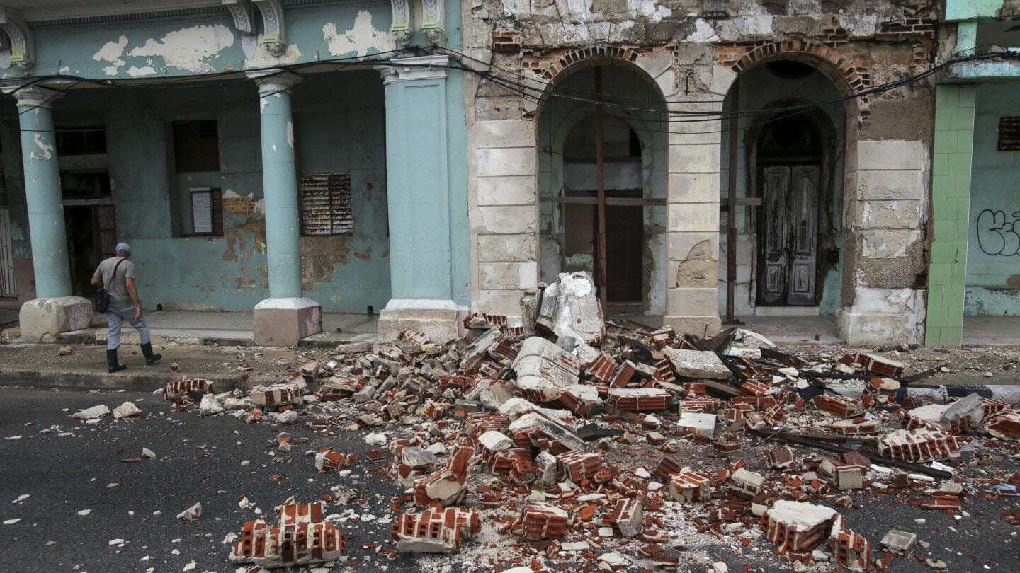 image for 6.8 magnitude earthquake shakes Cuba after hurricanes and blackouts