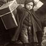 image for An italian child arriving at Ellis Island early 1900's