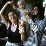 image for Baby 'Leonardo DiCaprio' with his mom and dad in 1976