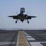 image for An American F-35B has landed on a Japanese destroyer for the first time.