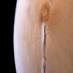 image for A 1,500 kilometers long lonely cloud spotted on Mars