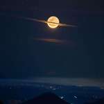 image for Moon dressed up as saturn