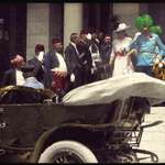 image for Archduke Franz Ferdinand and his wife minutes before assassination that would lead to WW1, 1914