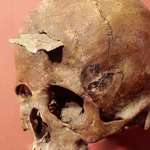 image for The skull of an Anasazi woman dating to the Pueblo I Period (750 to 900 CE)