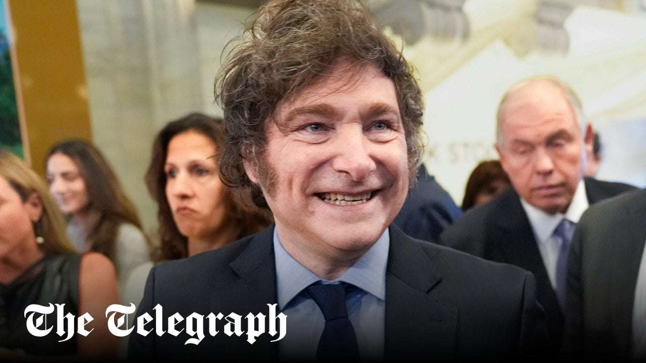 image for Javier Milei becomes first world leader to meet Trump since election win