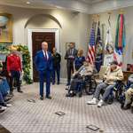 image for President Biden meeting with Vets