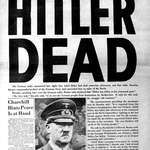 image for Hitler's death after the German defeat and the news in the US newspaper