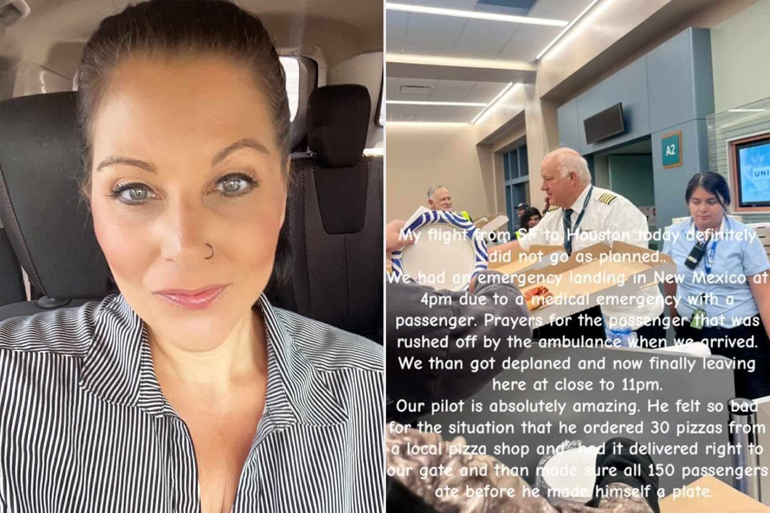image for Pilot Bought 30 Pizzas for Everyone on Plane During Hours-Long Delay, Passenger Says