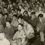 image for German soldiers react to footage of concentration camps