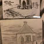 image for Me and my girlfriend unintentionally drew the same anniversary card for eachother