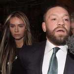 image for This picture of Conor McGregor and his wife Dee Devlin leaving court today