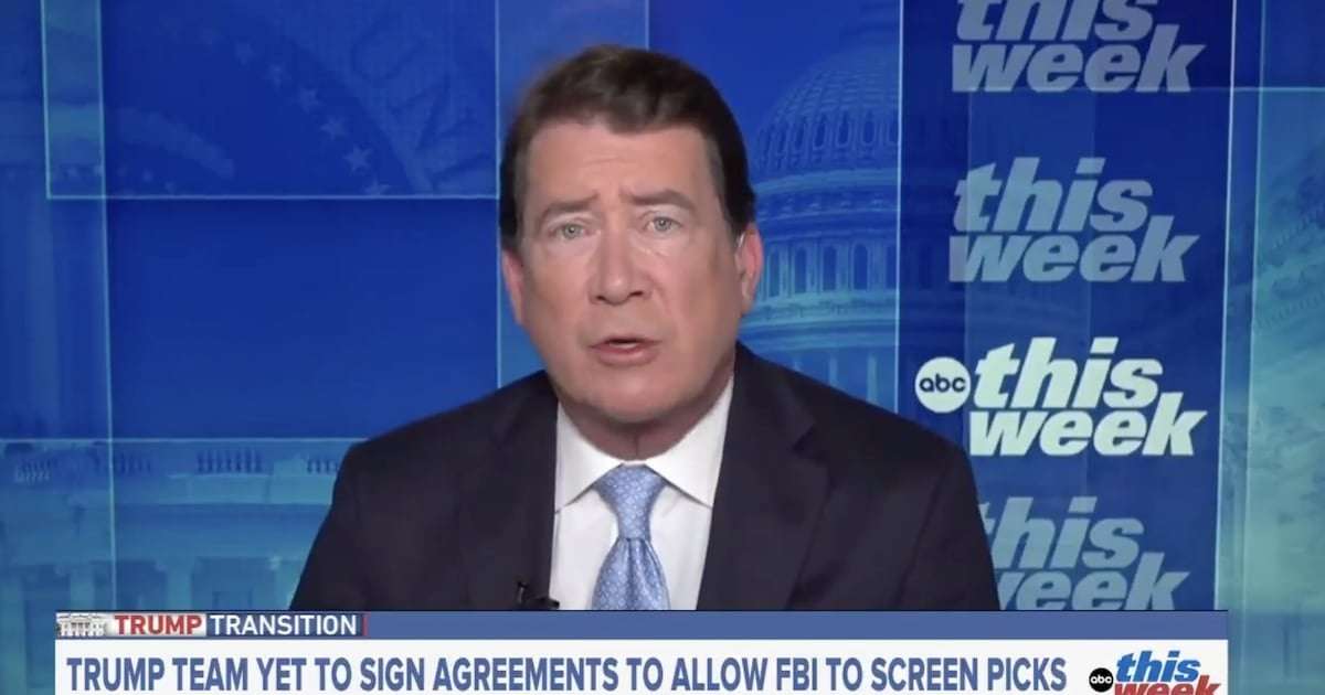 image for ‘You Don’t Care?’: GOP Senator Shocks ABC Host With Take on Background Checks for Trump Picks