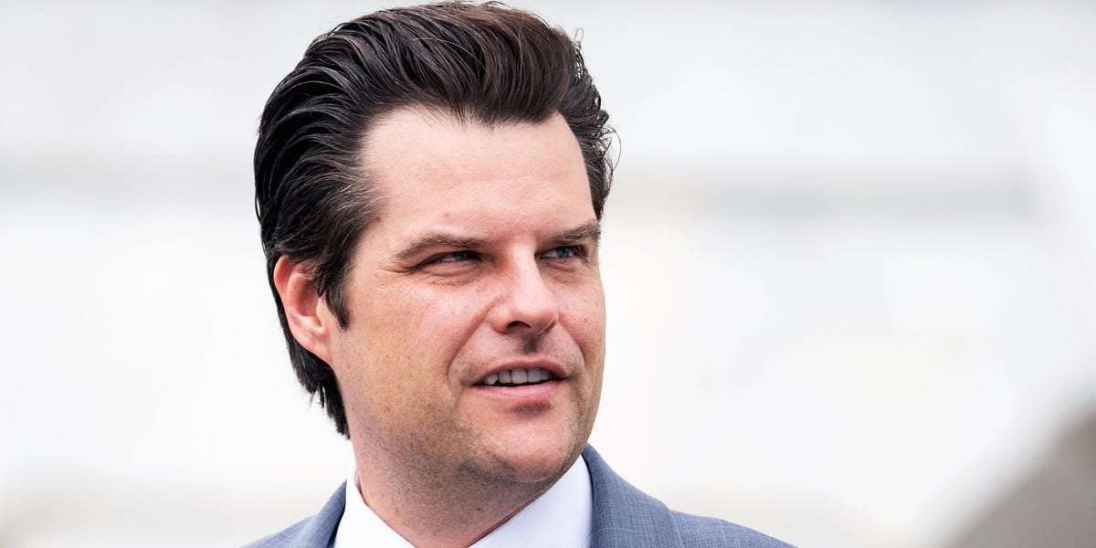 image for Matt Gaetz is now hinting that he plans to run to succeed Ron DeSantis as Florida's governor