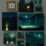 image for My recent series of oil paintings - The Nocturne Collection 🌝