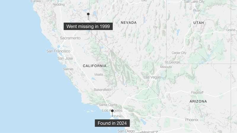 image for California man who went missing for 25 years found after sister sees his picture in the news