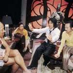 image for Stephen Chow alongside the cast of Kung Fu Hustle during its filming.