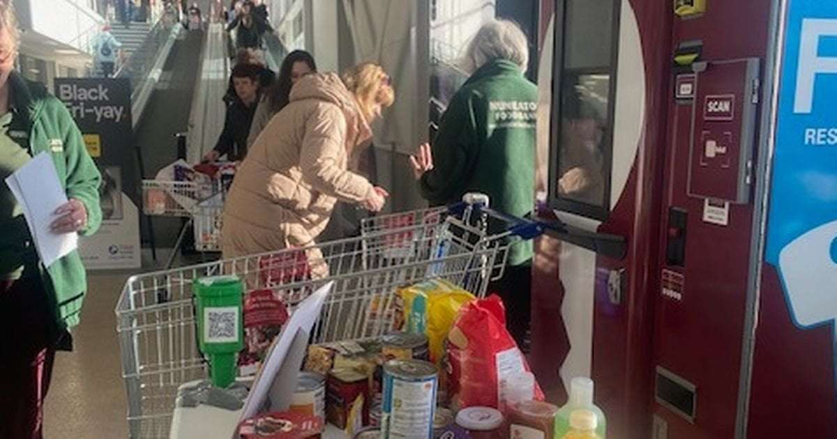 image for I helped at a Tesco Foodbank drive and left with kindest story you'll hear this Christmas