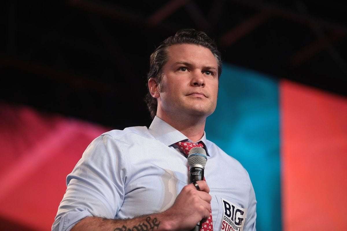 image for Pete Hegseth Published Column Saying Sex with Unconscious Woman Isn't Rape