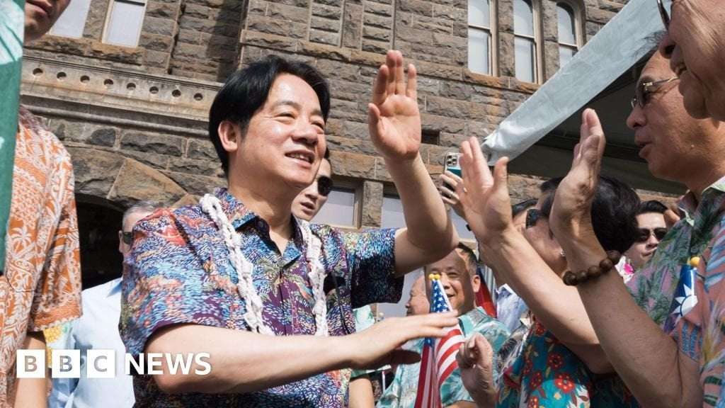 image for Taiwan president's Hawaii trip draws Chinese anger