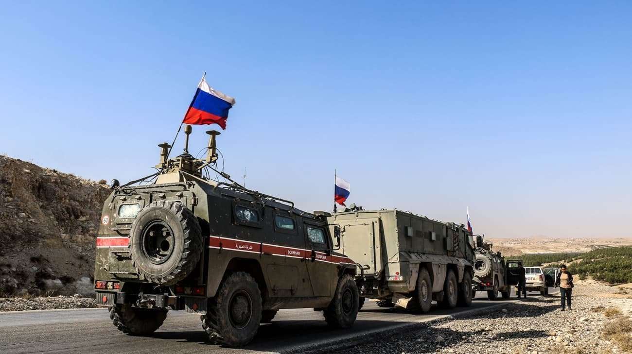 image for Russian troops and diplomats hurriedly flee Damascus