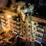 image for Ternopil, Ukraine. This night. Russian war drone hits a house . 1 dead, 3 injured. Every day death.