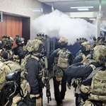 image for South Korean lawmakers used fire extinguishers to stop soldiers from entering the National Assembly