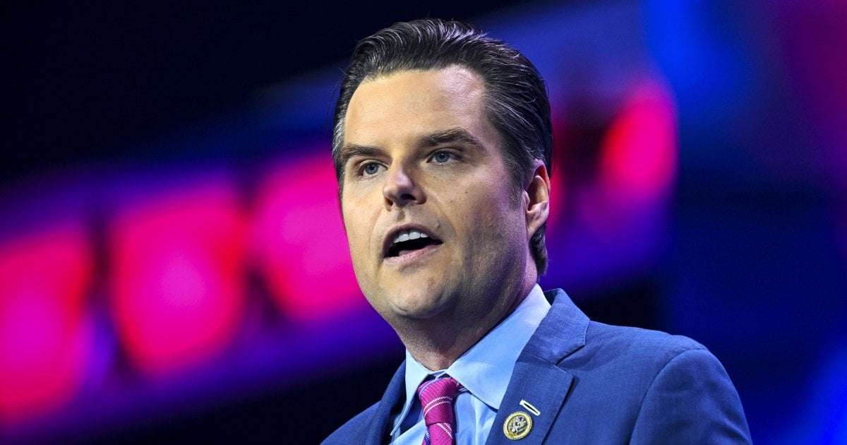 image for House Democrat to force floor vote this week to release Matt Gaetz ethics report
